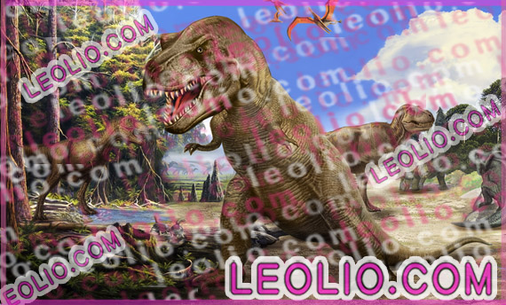 ティラノサウルス　アクリル画　原画 Tried drawing a tyrannosaurus dinosaur with acrylic gouache